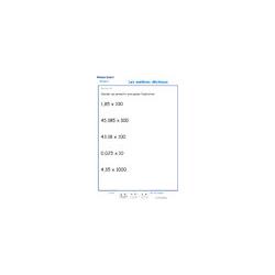 exercice 10 de multiplication sur les décimaux 