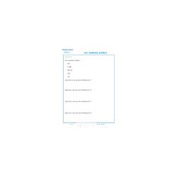 Exercice 4 sur les nombres entiers et les multiples de 2, 3, 5