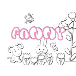 Coloriage Fanny