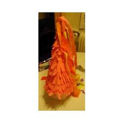 Grand chapeau de fée papier crépon