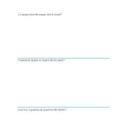 Fiche de lecture sur le renard et la cigogne 2