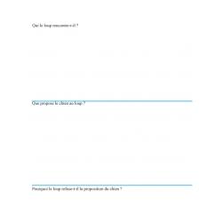 Fiche de lecture sur le loup et le chien page 2