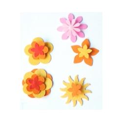 Fleurs de scrapbooking