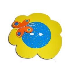 Réaliser un masque fleur et papillon