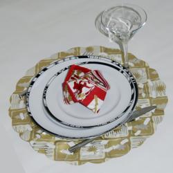sous assiette en papier