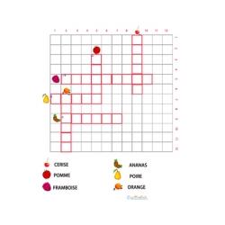 Mots croisés sur les fruits 
