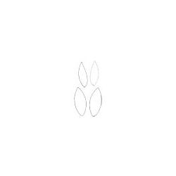 Imprimer les oreilles du masque de girafe 