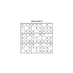 grille 10 de sudoku Primaire cycle 3 