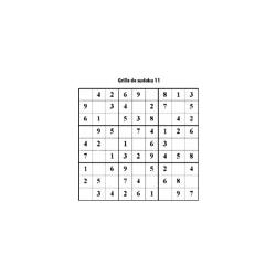 Grille 11 de sudoku Primaire cycle 3 