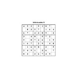 grille 13 de sudoku Primaire cycle 3