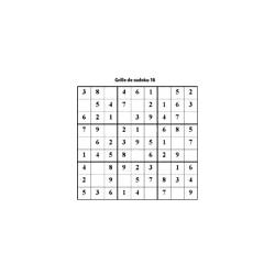grille 18 de sudoku cycle 2 du primaire