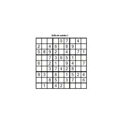 grille 1 de sudoku Primaire cycle 3 