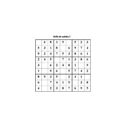 grille 1 de sudoku cycle 2 du primaire 