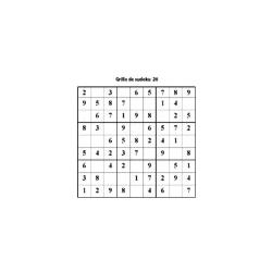 grille 26 de sudoku Primaire cycle 3