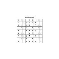 grille 27 de sudoku Primaire cycle 3