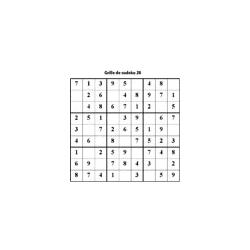 grille 28 de sudoku cycle 2 du primaire