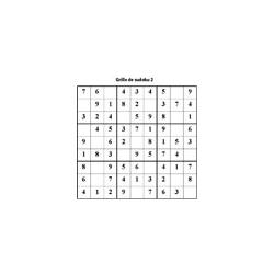 grille 2 de sudoku cycle 2 du primaire