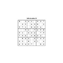 grille 30 de sudoku Primaire cycle 3