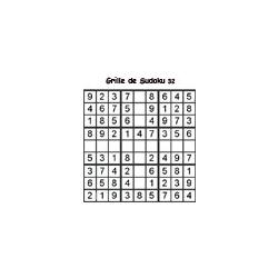grille 32 de sudoku cycle 2 du primaire
