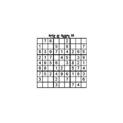grille 35 de sudoku Primaire cycle 3