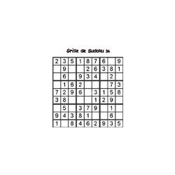 Grille 36 de sudoku Primaire cycle 3