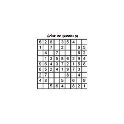 Grille 38 de sudoku Primaire cycle 3