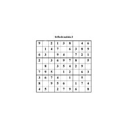 grille 3 de sudoku Primaire cycle 3