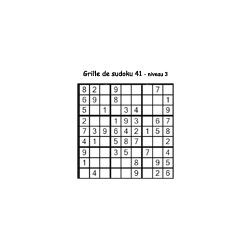 grille 41 de sudoku Primaire cycle 3