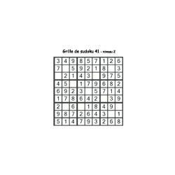 grille 41 de sudoku cycle 2 du primaire