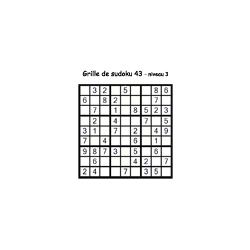 sudoku 43 de niveau 3