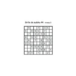 sudoku 44 de niveau 3