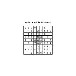 grille 47 de sudoku Primaire cycle 3