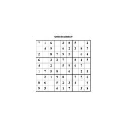 grille 9 de sudoku Primaire cycle 3