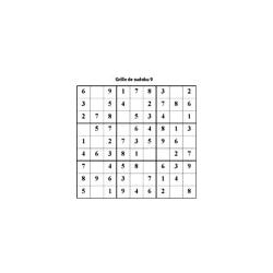 grille 9 de sudoku cycle 2 du primaire