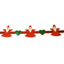 Guirlande de Père Noël à poser sur la table
