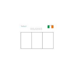Coloriage du drapeau d'Irlande