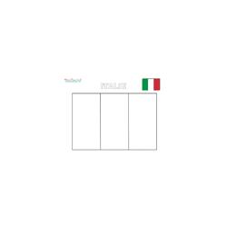 Coloriage du drapeau de l'Italie