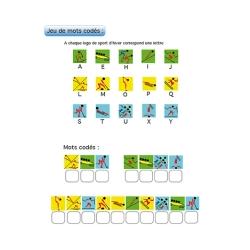 Jeux de mots codés