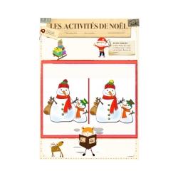Jeu des 7 erreurs des bonhommes de neige