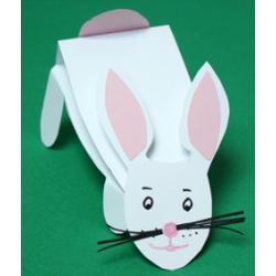 Jouet papier lapin