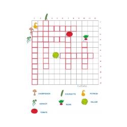 Mots croisés à imprimer sur les légumes