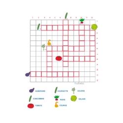 Grilles de mots croisés légumes maternelle