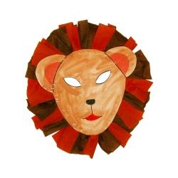 Bricolage pour réaliser un masque de lion