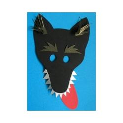 Masque d'animal : masque de loup