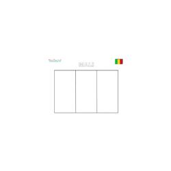 Coloriage du drapeau du Mali