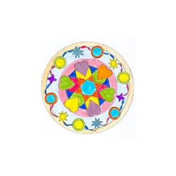 Réaliser un  mandala activité de graphisme