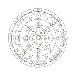 Coloriage de mandalas