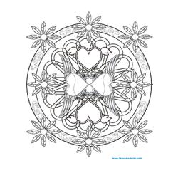 Coloriage coeur de rockeur