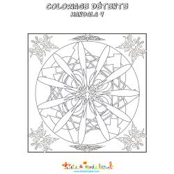 Coloriage détente les hélices Art Déco