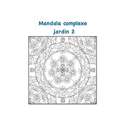 Mandala de fleurs complexe